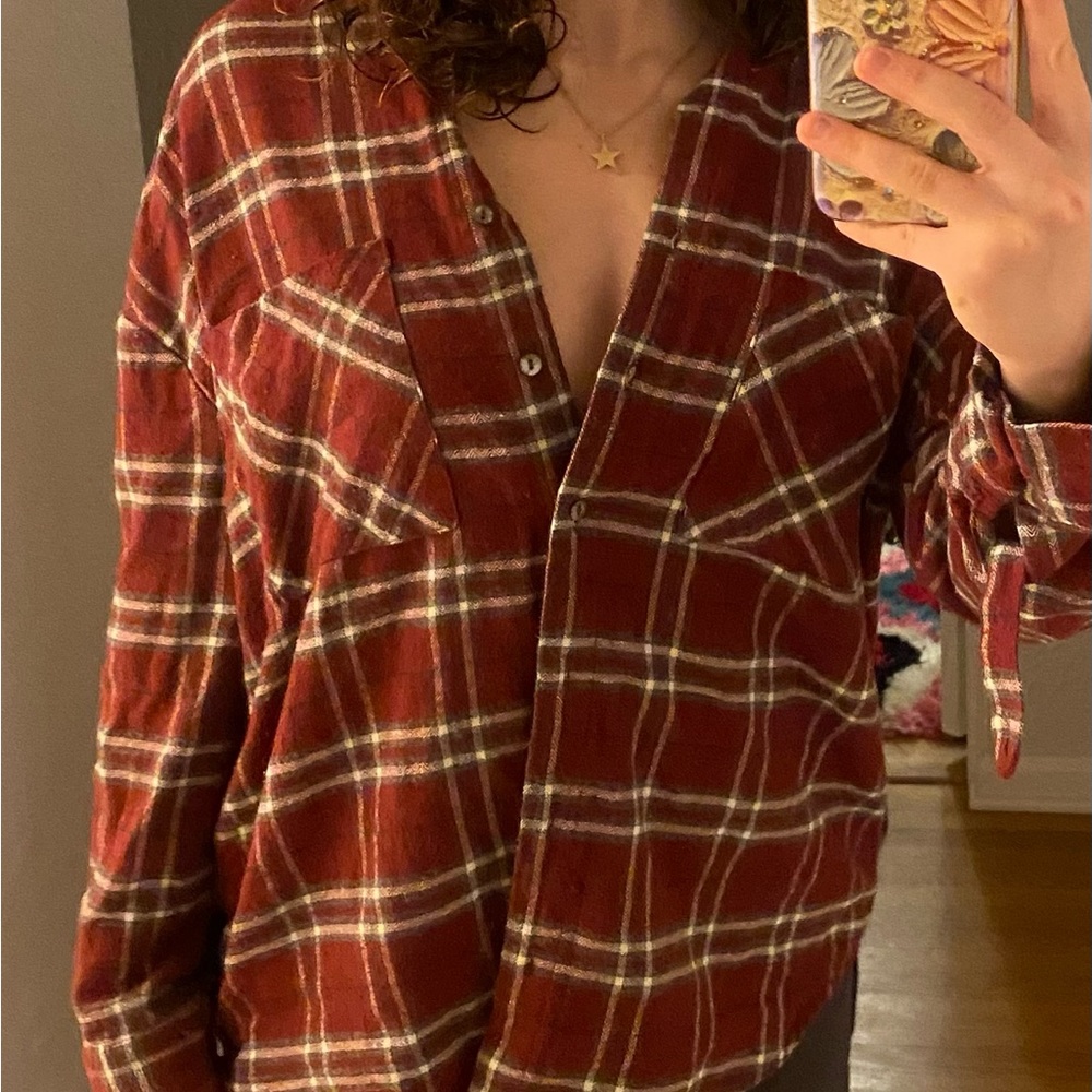 Women’s Red Plaid Flannel